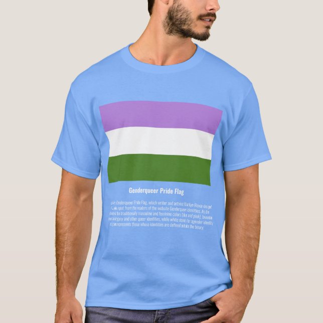 Camiseta Bandera del orgullo gay #tee #LGBTQ+ (Anverso)