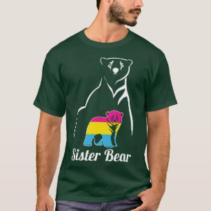 Camiseta Bandera del Orgullo Gótico Pansexual de la hermana