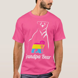Camiseta Bandera del Orgullo Gótico Pansexual del Abuelo LG