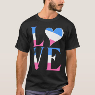 Camiseta Bandera del Orgullo Heterosexual Amor Apoyo a los 