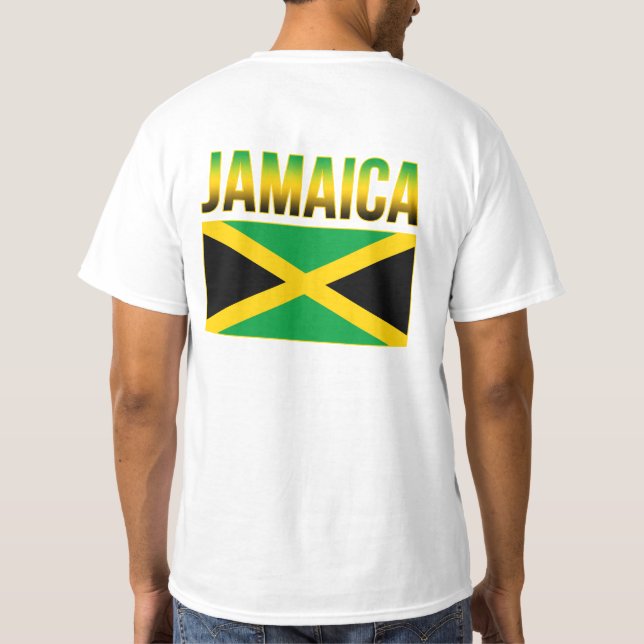Camiseta Bandera Del Orgullo Jamaiquino De Jamaica (Reverso)