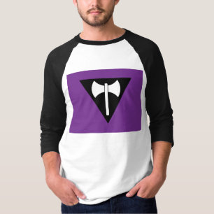 Camiseta bandera del orgullo lésbico SlipperyJoe feminista 