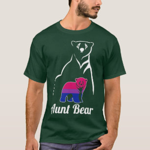Camiseta Bandera del Orgullo LGBT Bisexual de Tía Bear Bi