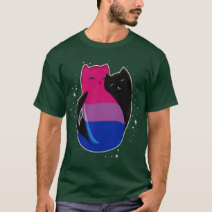 Camiseta Bandera del Orgullo LGBT de Gato Bisexual