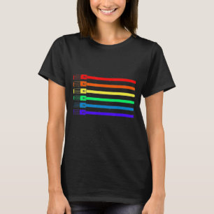 Camiseta Bandera Del Orgullo Lgbt Light Saber 1