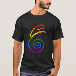 Camiseta Bandera del Orgullo LGBT Reiki Dai Ko Myo Símbolo 