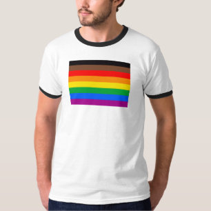 Camiseta Bandera del Orgullo LGBTQ (8 Franjas)