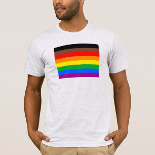 Camiseta Bandera del Orgullo LGBTQ (8 Franjas)
