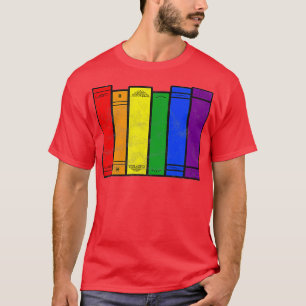 Camiseta Bandera del Orgullo Libera a un lector gay arcoiri