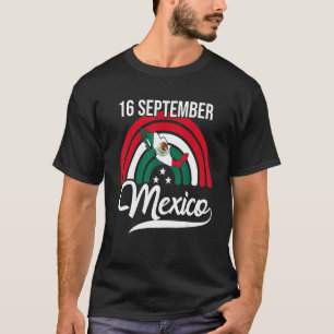 Camiseta Bandera del Orgullo Mexicano de la Independencia, 