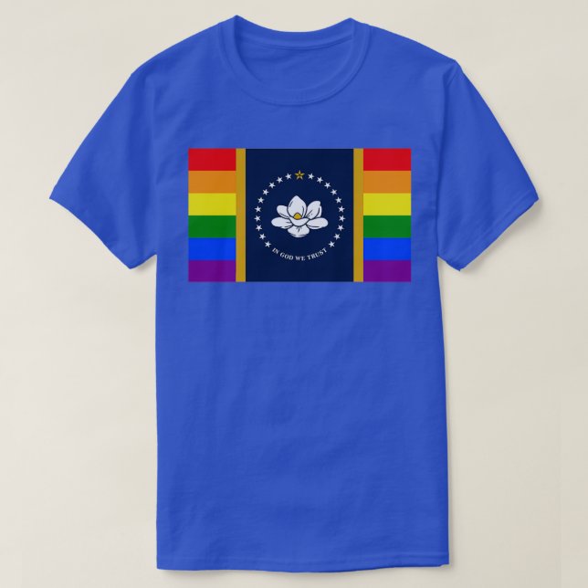 Camiseta Bandera del Orgullo Misisipi (Diseño del anverso)