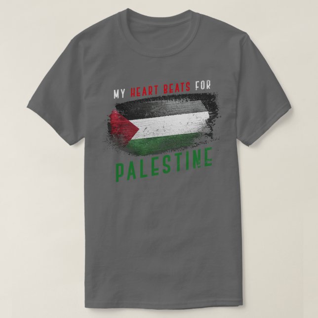 Camiseta Bandera Del Orgullo Palestino De Palestina (Diseño del anverso)