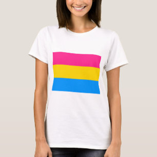 Camiseta Bandera del Orgullo Pansexual