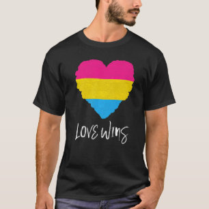 Camiseta Bandera del Orgullo Pansexual Amor Gana Bandera Pa