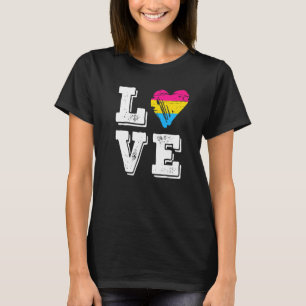 Camiseta Bandera del Orgullo Pansexual Amor Pansexual