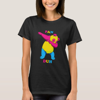 Camiseta Bandera del Orgullo Pansexual de Dabbing Pan Duh P