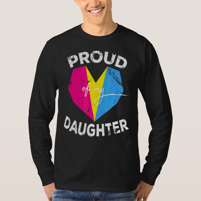 Camiseta Bandera Del Orgullo Pansexual De Lgbtq Orgullosa D (Anverso)