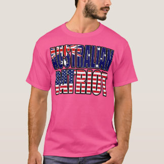 Camiseta Bandera del orgullo patriota australiano-americano