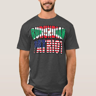Camiseta Bandera del orgullo patriota burundiano-americano