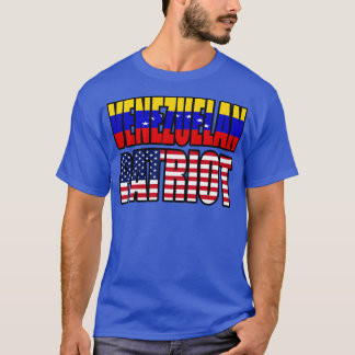 Camiseta Bandera del orgullo patriota venezolano-americano