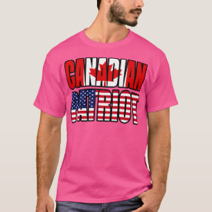 Camiseta Bandera del orgullo patriótico norteamericano cana