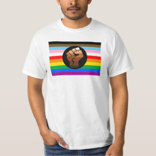 Camiseta Bandera del Orgullo POC Progreso LGBTQ+