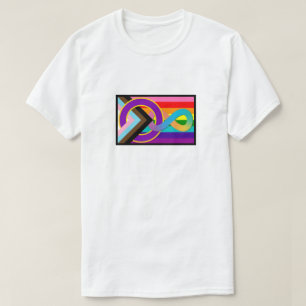 Camiseta Bandera del Orgullo Progresivo Intersexual Neurodi