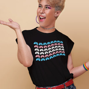 Camiseta Bandera del Orgullo Transgénero del controlador de