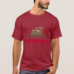 Camiseta Bandera del oso de peluche de California