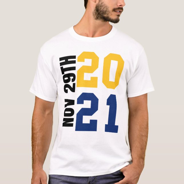 Camiseta Bandera del país barbadense Barbados Isla Amarilla (Anverso)