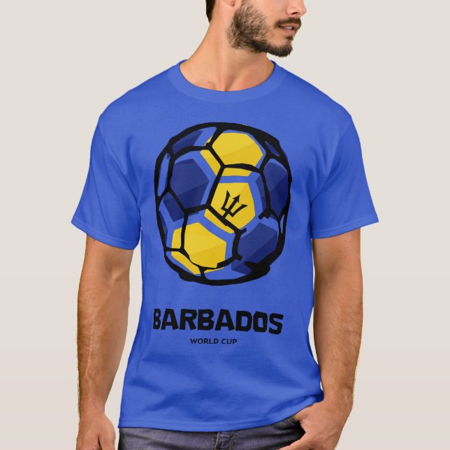 Camiseta Bandera del país de Barbados (Anverso)
