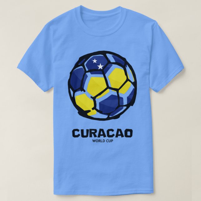 Camiseta Bandera del país de Curacao (Diseño del anverso)