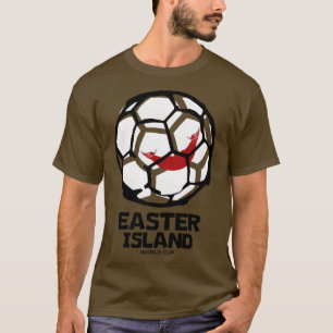 Camiseta Bandera del país de Isla de Pascua