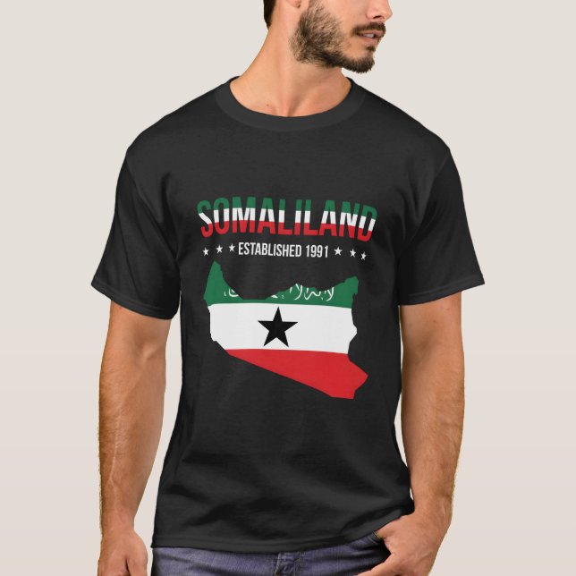 Camiseta Bandera del País de Somalilandia (Anverso)