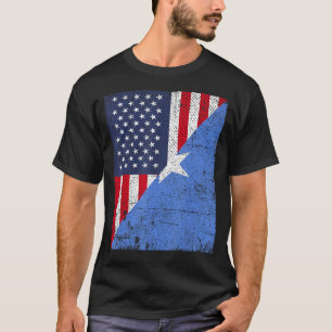 Camiseta Bandera del país Medio EE.UU. Media Somalia
