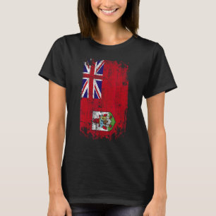 Camiseta Bandera del País Souvenir Bandera Grunge Bermuda