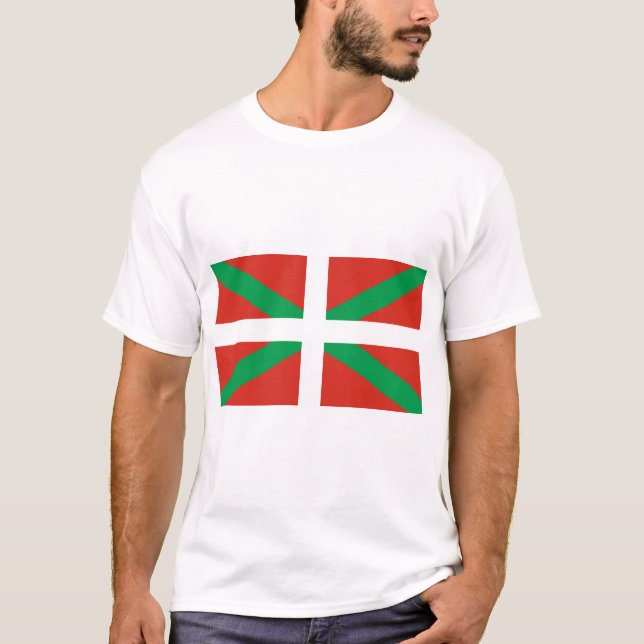 Camiseta Bandera del País Vasco (Anverso)