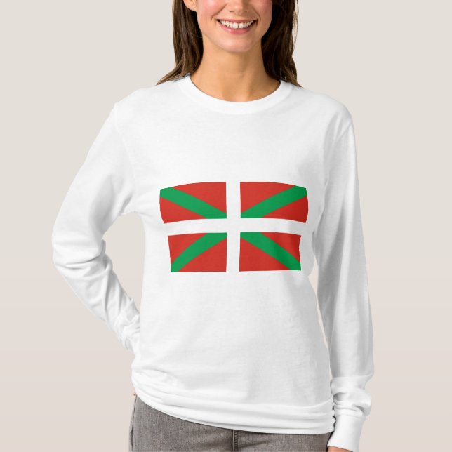 Camiseta Bandera del País Vasco (Anverso)