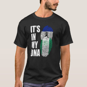 Camiseta Bandera del patrimonio ADN mixto nigeriano y basot