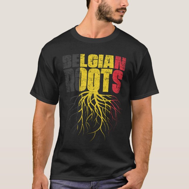 Camiseta Bandera del patrimonio belga (Anverso)