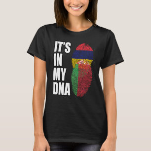 Camiseta Bandera Del Patrimonio De ADN De Bielorrusia Y Mau