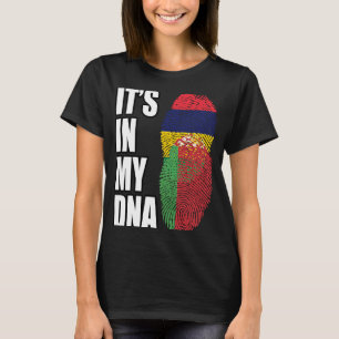 Camiseta Bandera Del Patrimonio De ADN De Bielorrusia Y Mau