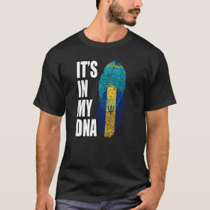 Camiseta Bandera Del Patrimonio De ADN De La Mezcla De Barb