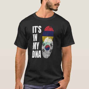 Camiseta Bandera Del Patrimonio De ADN De La Mezcla Surcore