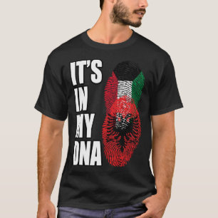 Camiseta Bandera del patrimonio de ADN mixto de Kuwait y Al