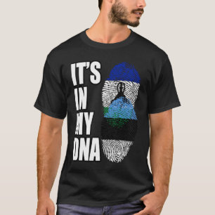 Camiseta Bandera Del Patrimonio De La Herencia De ADN Eston