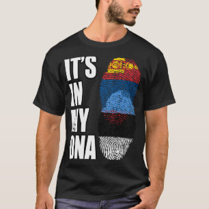 Camiseta Bandera Del Patrimonio De La Herencia De La Mezcla