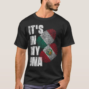 Camiseta Bandera Del Patrimonio De La Herencia De La Mezcla