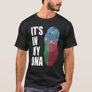 Camiseta Bandera Del Patrimonio De La Herencia De La Mezcla