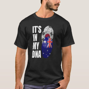Camiseta Bandera del Patrimonio de la Mezcla Australiana Y 